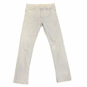 Pilcro and the Letterpress by Anthropologie Slim Straight light wash jeans